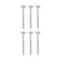 BOLSA DE 6 TORNILLOS PARA MADERA 1-1/2 PULGADA PLATA