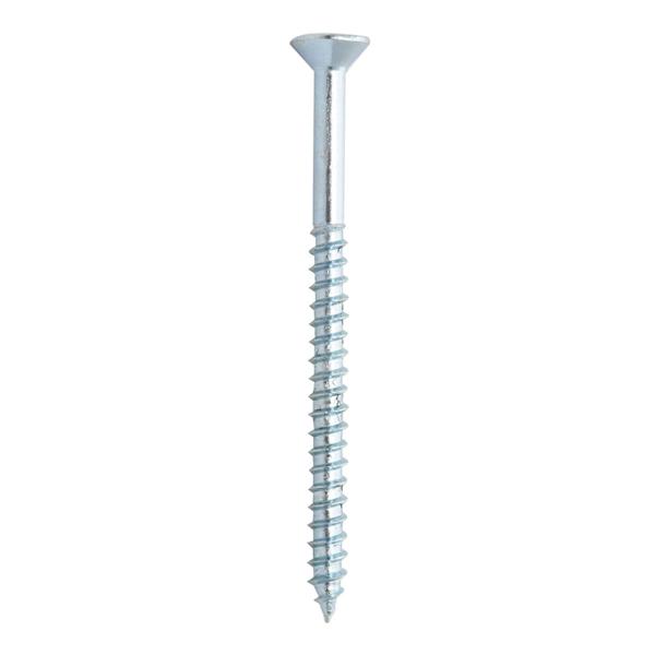 BOLSA DE 2 TORNILLOS PARA MADERA DE 3 PULGADAS PLATA