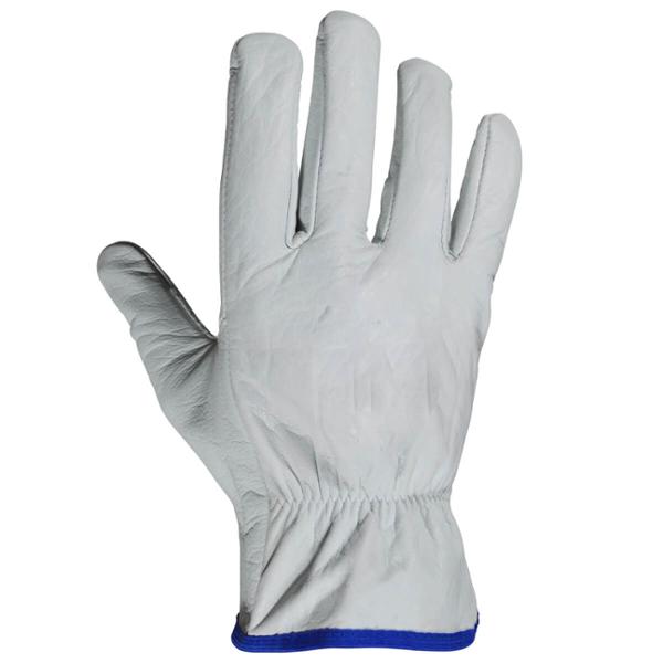GUANTES DE PIEL TIPO OPERADOR 1 PAR GRIS