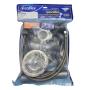 PAQUETE PARA INSTALACIÓN DE FREGADERO UNA TARJA PLATA COFLEX 10 PIEZAS