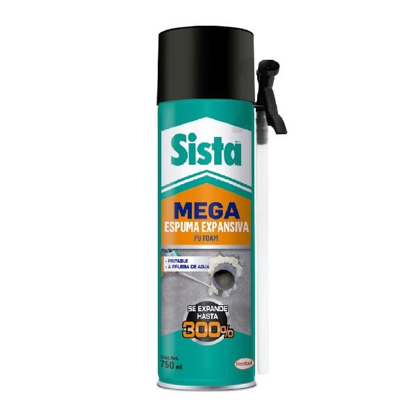 SISTA ESPUMA EXPANSIVA DE POLIURETANO ULTRA RESISTENTE 750 ML