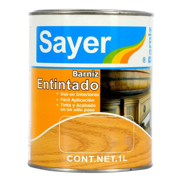 BARNIZ NITROCELULOSA PARA MADERA BRILLANTE ENTINTADO ROBLE 1 L