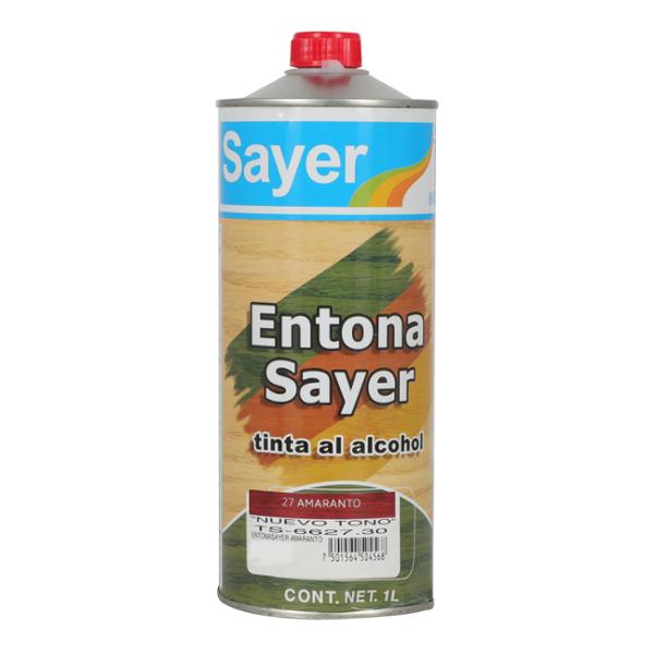TINTA PARA MADERA BASE AGUA MATE INTERIOR COLOR AMARANTO LATA 1 L