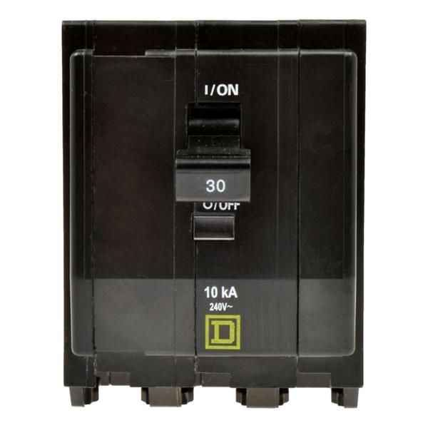 INTERRUPTOR TERMOMAGNÉTICO QO DE 30 A 3 POLOS 120 V/240 V ENCHUFABLE QO330