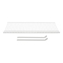 KIT DE ESTANTE DE METAL 91.44 X 30.48 CM BLANCO