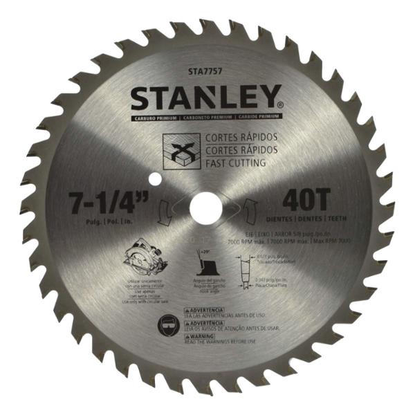 DISCO DE CORTE MADERA PARA SIERRA CIRCULAR 7 1/4" 40 DIENTES CARBURO