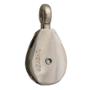 POLEA SENCILLA DE METAL PLATA DE 1 1/4 PULGADA