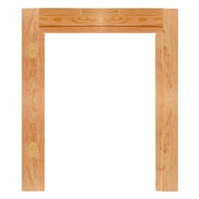 MARCO PARA PUERTA MADERA 5.08 X 13.97 X 218 CM CON ACABADO SIN BISAGRA