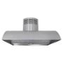 CAMPANA DE COCINA DE PARED 76 CM ACERO INOX CON EXTRACCIÓN Y PURIFICACIÓN