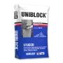ESTUCO UNIBLOCK CON FIBRA PARA INTERIORES BLANCO IMPERMEABLE 25 KG
