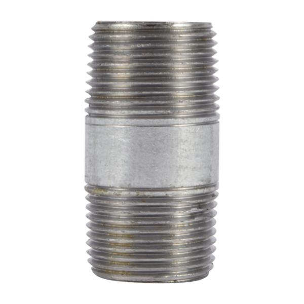 NIPLE ACERO GALVANIZADO 3/4" X 2" MACHO