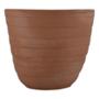 MACETA DE BARRO REDONDA CHICA TERRACOTA 6 " PARA INTERIOR Y EXTERIOR