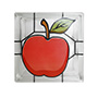 VIDRIO BLOCK DECO MANZANA 19 X 19 X 8 CM INDEX