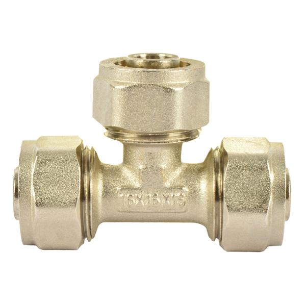 TEE LATÓN 3/8" X 3/8" X 3/8" HEMBRA