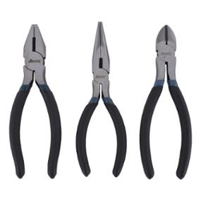 JUEGO DE PINZAS DE 15.2 CM METAL 3 PIEZAS