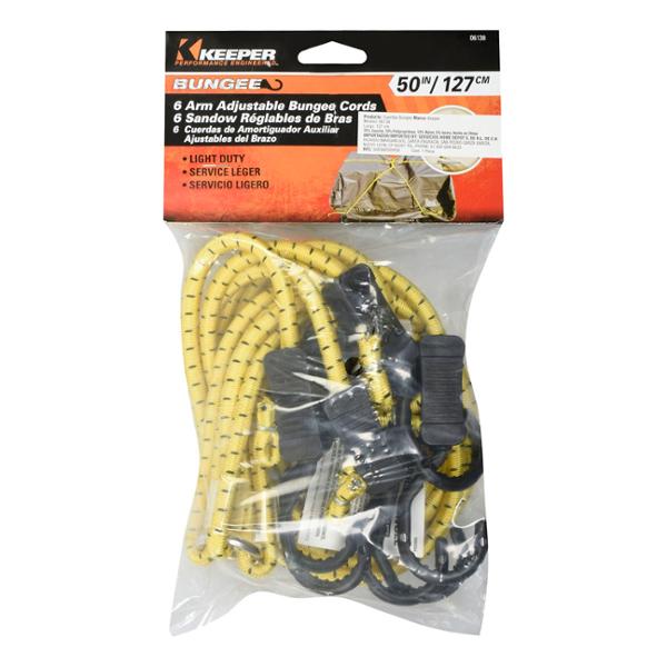 CUERDA BUNGEE AMARILLA 127 CM