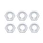 TUERCA HEXAGONAL 1.5 CM PLATA 5 PIEZAS