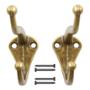 PERCHERO DE 7.5 X 5.5 X 2.6 CM BRONCE 2 PIEZAS