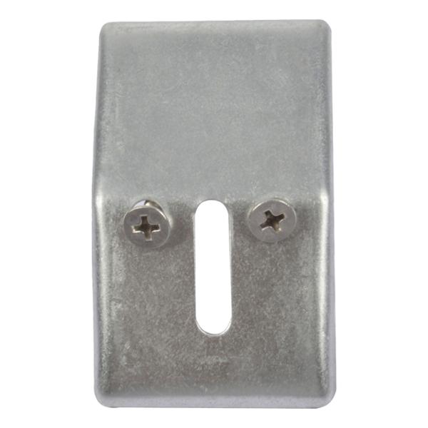 SOPORTE DE ACERO 1.4 X 7.7 X 4.6 CM PLATA 2 PIEZAS
