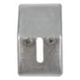 SOPORTE DE ACERO 1.4 X 7.7 X 4.6 CM PLATA 2 PIEZAS