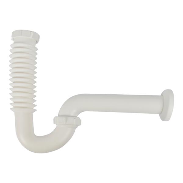 TRAMPA CON SECCIÓN CORRUGADA 1 1/2 PULGADA PARA LAVABO Y FREGADERO