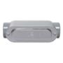 CAJA OVAL ROSCADA CON TAPA TIPO OC DE 1 1/2 PULGADA PLATA