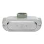 CAJA OVAL ROSCADA CON TAPA OT 2 PULGADAS GRIS