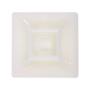 BASE PARA SUJETAR CABLES DE PLÁSTICO ADHESIVA 3.2 X 3.2 CM BLANCO 5 PIEZAS