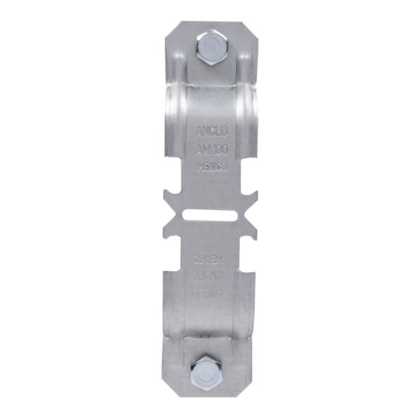 ABRAZADERA UNICANAL 1 PULGADA PLATA 5 PIEZAS