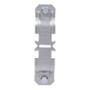 ABRAZADERA UNICANAL 1 PULGADA PLATA 5 PIEZAS
