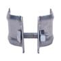 ABRAZADERA UNICANAL 1-1/4 DE PULGADA PLATA 3 PIEZAS
