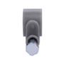 GRAPA PARA CABLES ELÉCTRICOS DE PLÁSTICO PARA CABLE REDONDO 1/4 PULGADA GRIS 10 PIEZAS