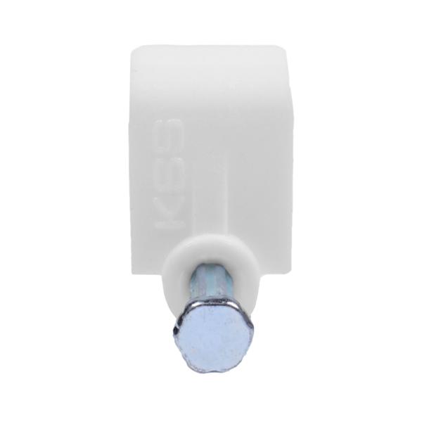 GRAPA PARA CABLES ELÉCTRICOS DE PLÁSTICO CABLE PLANO 5/16 BLANCO 10 PIEZAS