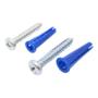36 TAQUETES TORNILLOS AZUL 3