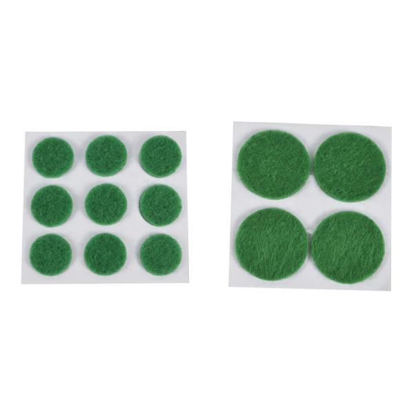ALMOHADILLAS PROTECTORAS 1.8 CM VERDE 68 PIEZAS
