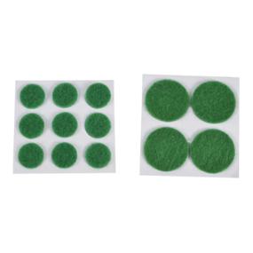 ALMOHADILLAS PROTECTORAS 1.8 CM VERDE 68 PIEZAS