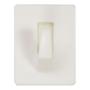 GANCHOS ADHESIVOS DE 3.3 X 1.5 BLANCO 6 PIEZAS