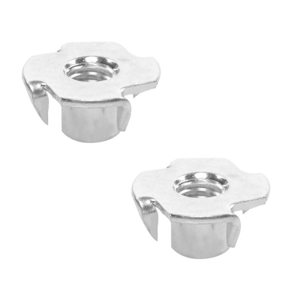TUERCA EN T 5/16 DE PULGADA PLATA 2 PIEZAS
