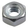 TUERCA HEXÁGONAL DE 1/4-20 PULGADAS PLATA .003 KG 100 PIEZAS