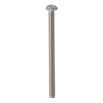 5 TORNILLOS PARA MAQUINA 2 1/2 PULGADA PLATA
