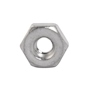 TUERCA DE MÁQUINA HEXAGONAL DE 0.35 CM PLATA 5 PIEZAS