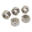 TUERCA HEXAGONAL DEL #10-24 PLATA 5 PIEZAS