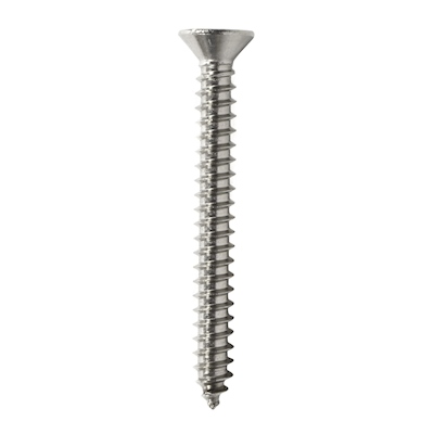 5 TORNILLOS PARA METAL 1 1/2 PULGADA PLATA