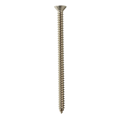 5 TORNILLOS PARA METAL 3 PULGADAS PLATA