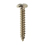 5 TORNILLOS PARA METAL 5/8PULGADA PLATA