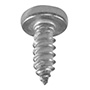 5 TORNILLOS PARA METAL PLATA1/2PULGADA