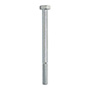 2 TORNILLOS CABEZA HEXAGONAL 7.5 CM PLATA
