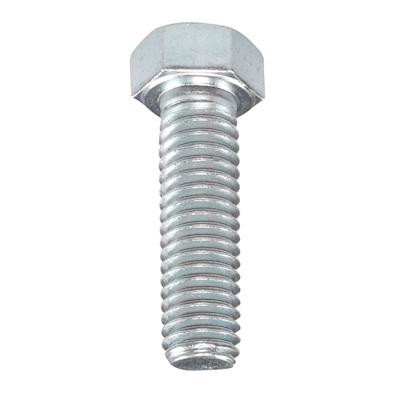 2 TORNILLOS CABEZA HEXAGONAL 1.25 X 3.5 CM PLATA