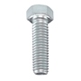 2 TORNILLOS CABEZA HEXAGONAL 1.25 X 3.5 CM PLATA