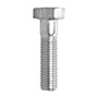 4 TORNILLOS CABEZA HEXAGONAL 1/4PULGADA PLATA